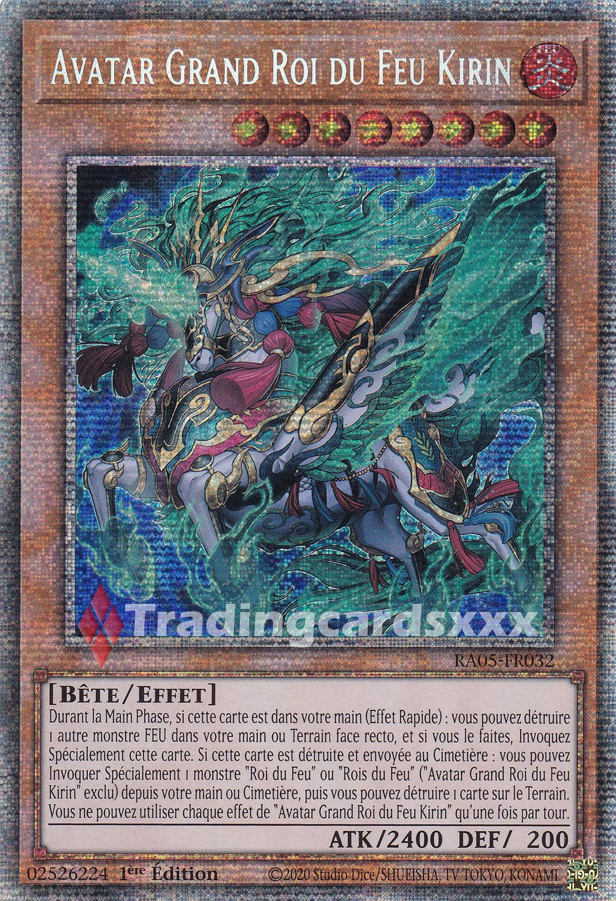 Yu-Gi-Oh! Avatar Grand Roi du Feu Kirin : STAR RA05-FR032