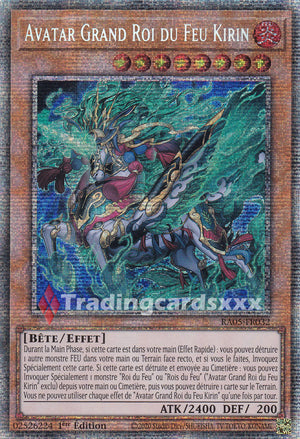 Yu-Gi-Oh! Avatar Grand Roi du Feu Kirin : STAR RA05-FR032