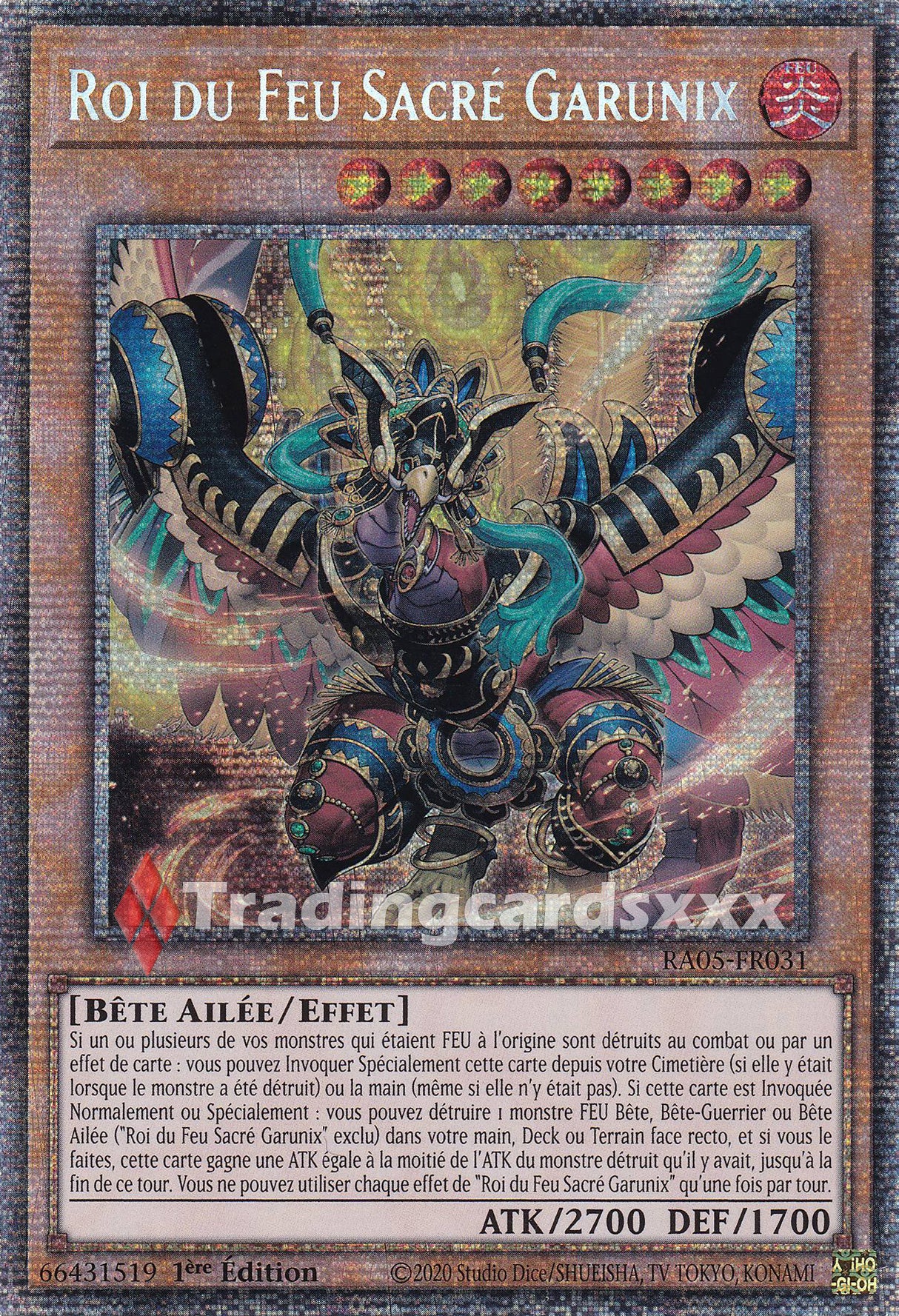 Yu-Gi-Oh! Roi du Feu Sacré Garunix : STAR RA05-FR031