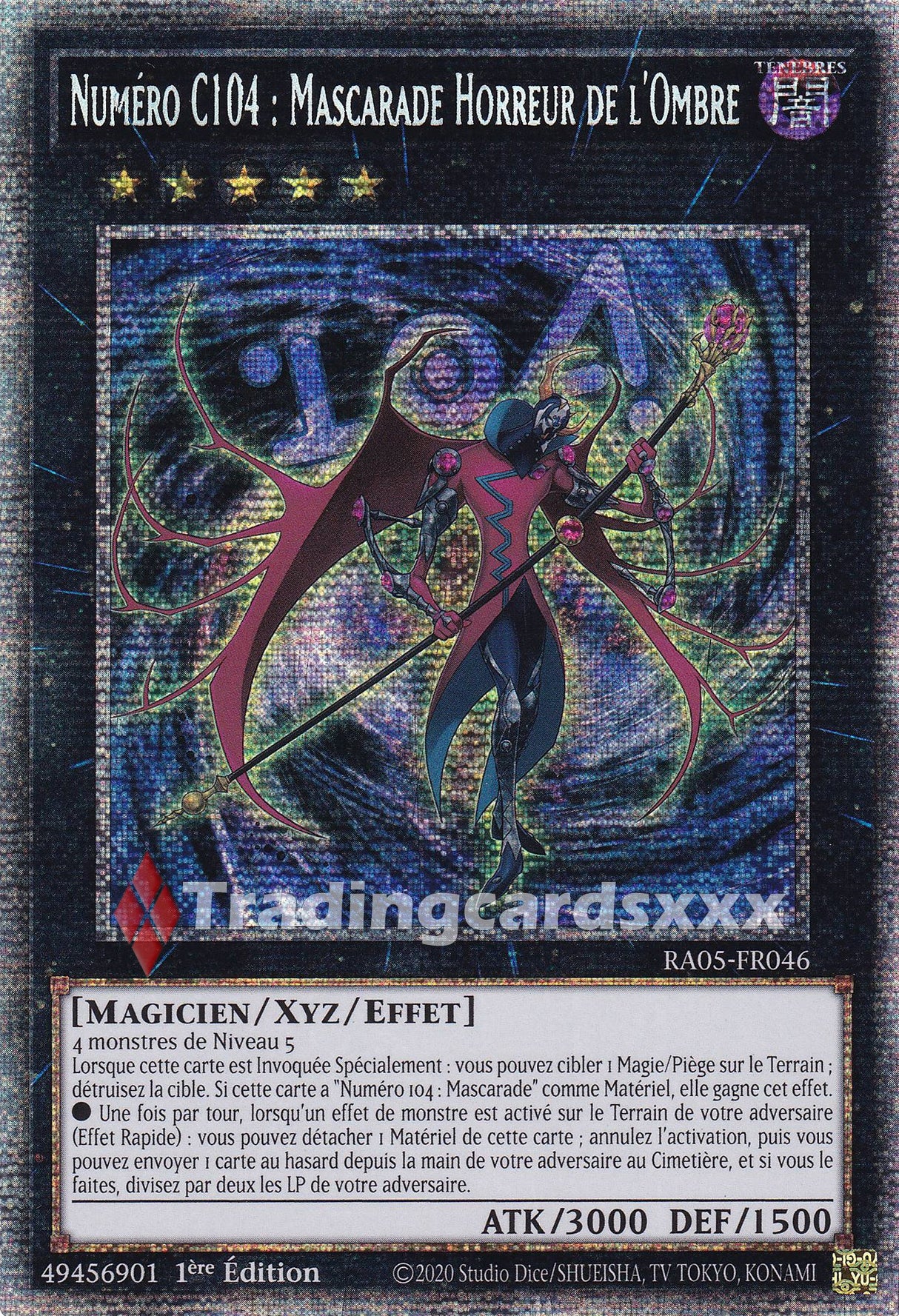 Yu-Gi-Oh! Numéro C104 : Mascarade Horreur de l'Ombre : STAR RA05-FR046