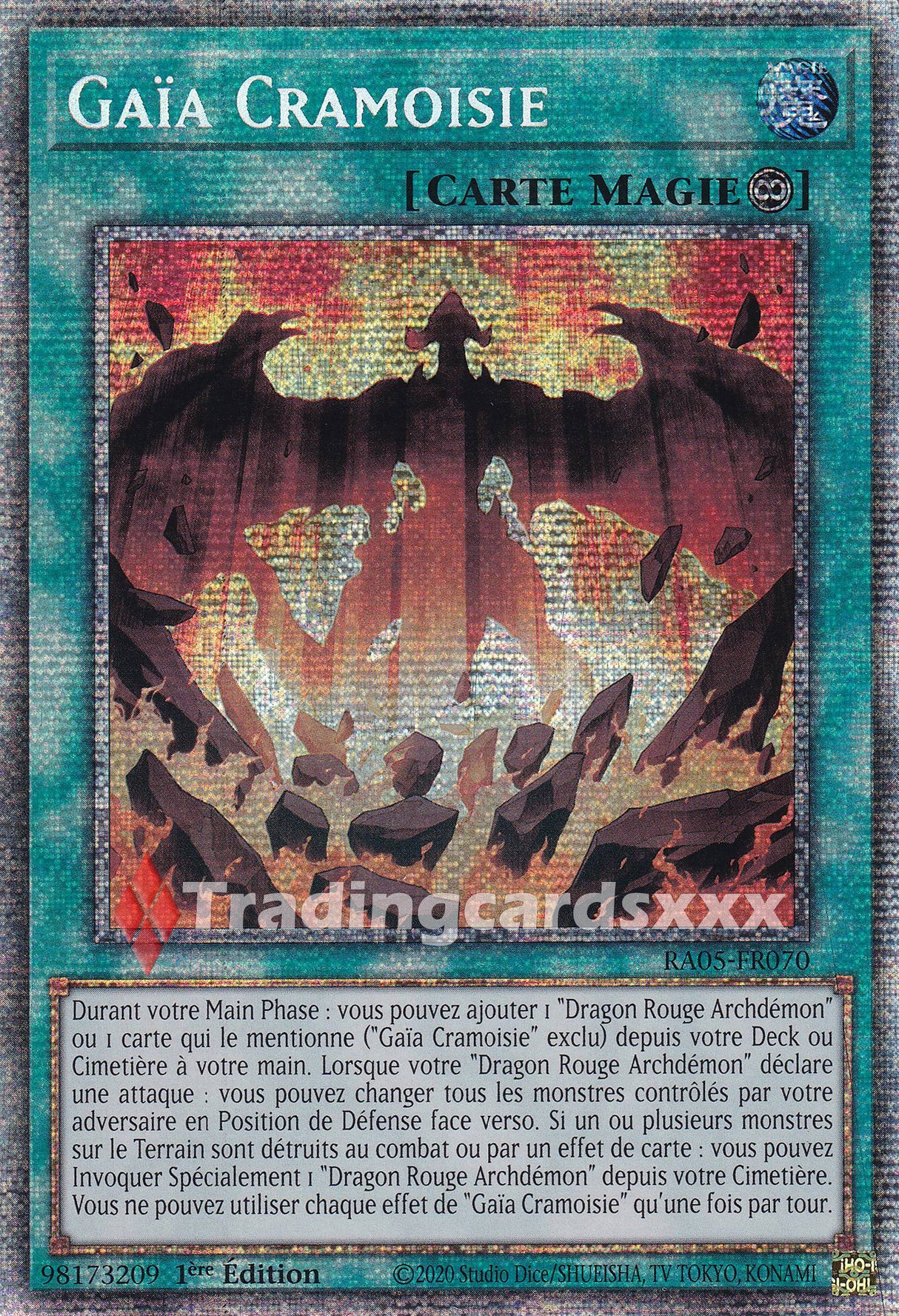 Yu-Gi-Oh! Gaïa Cramoisie : STAR RA05-FR070
