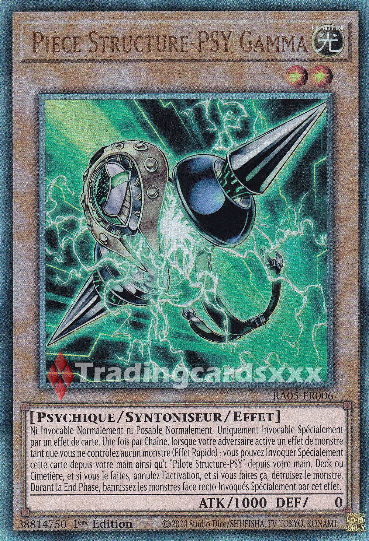 Yu-Gi-Oh! Pièce Structure-PSY Gamma : UL RA05-FR006