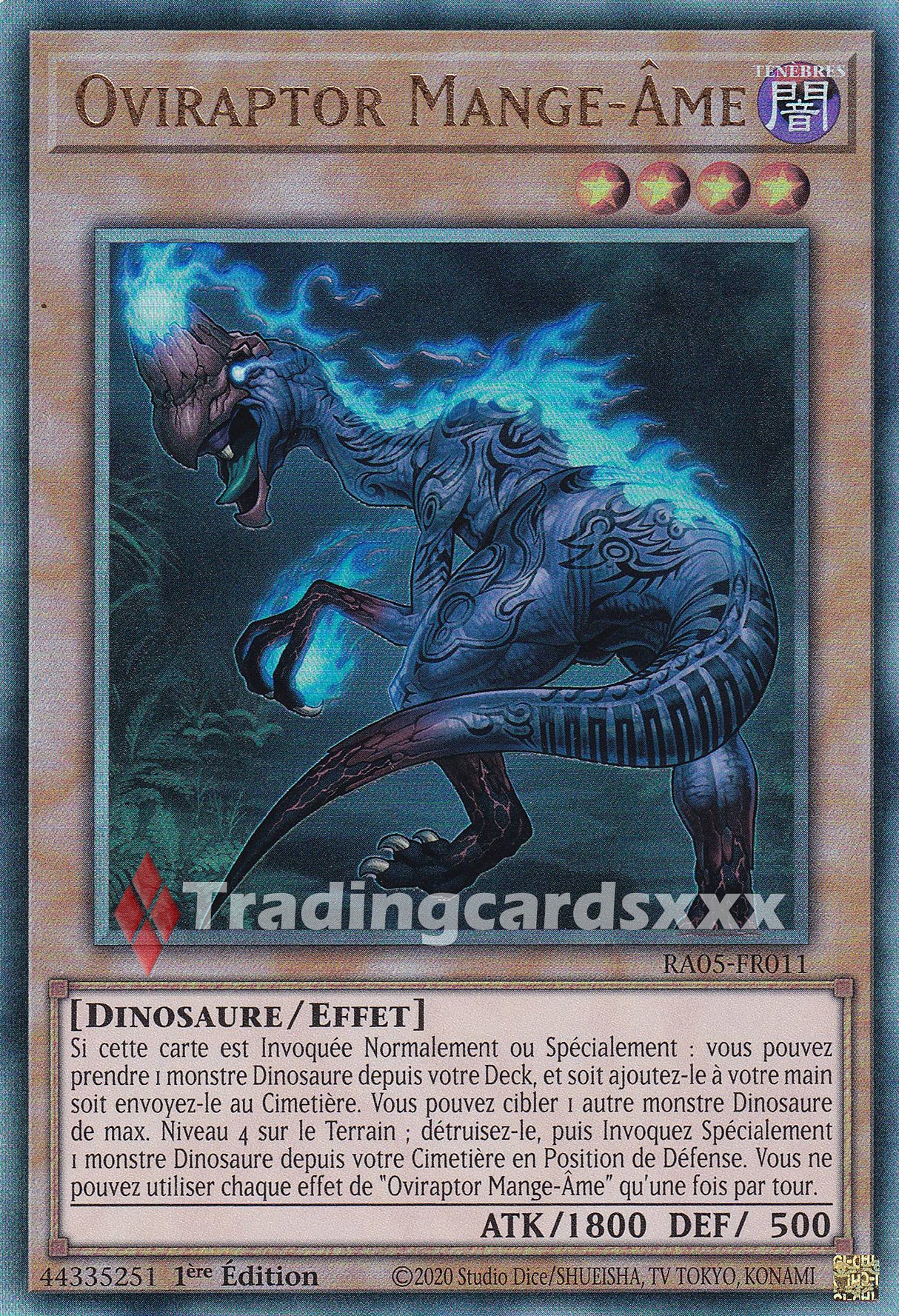 Yu-Gi-Oh! Oviraptor Mange-Âme : UL RA05-FR011