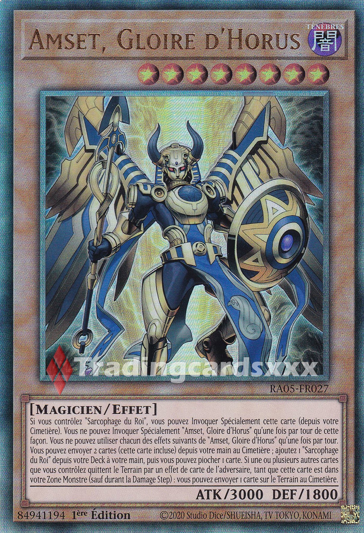 Yu-Gi-Oh! Amset, Gloire d'Horus : UL RA05-FR027