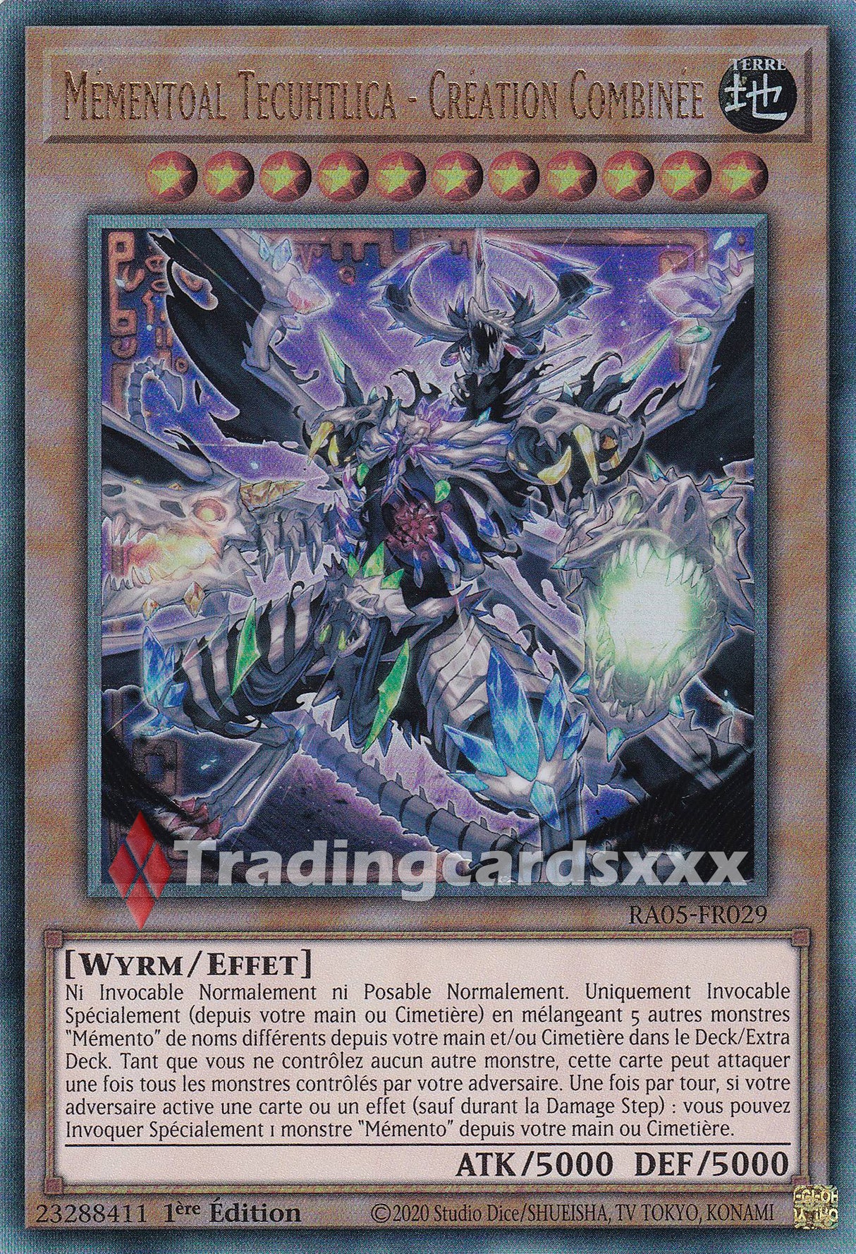Yu-Gi-Oh! Mémentoal Tecuhtlica - Création Combinée : UL RA05-FR029