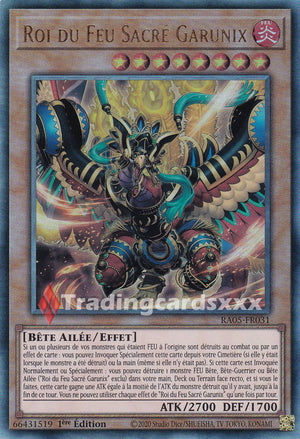 Yu-Gi-Oh! Roi du Feu Sacré Garunix : UL RA05-FR031