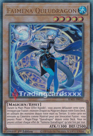 Yu-Gi-Oh! Faimena Queudragon : UL RA05-FR035