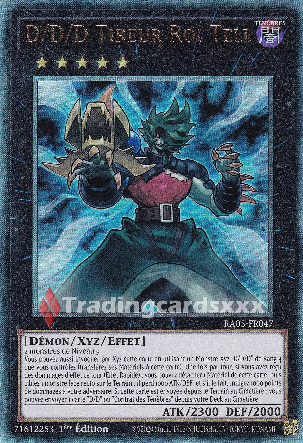Yu-Gi-Oh! D/D/D Tireur Roi Tell : UL RA05-FR047