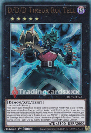 Yu-Gi-Oh! D/D/D Tireur Roi Tell : UL RA05-FR047