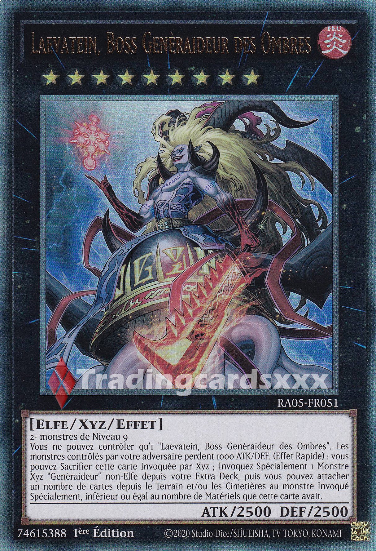 Yu-Gi-Oh! Laevatein, Boss Genèraideur des Ombres : UL RA05-FR051