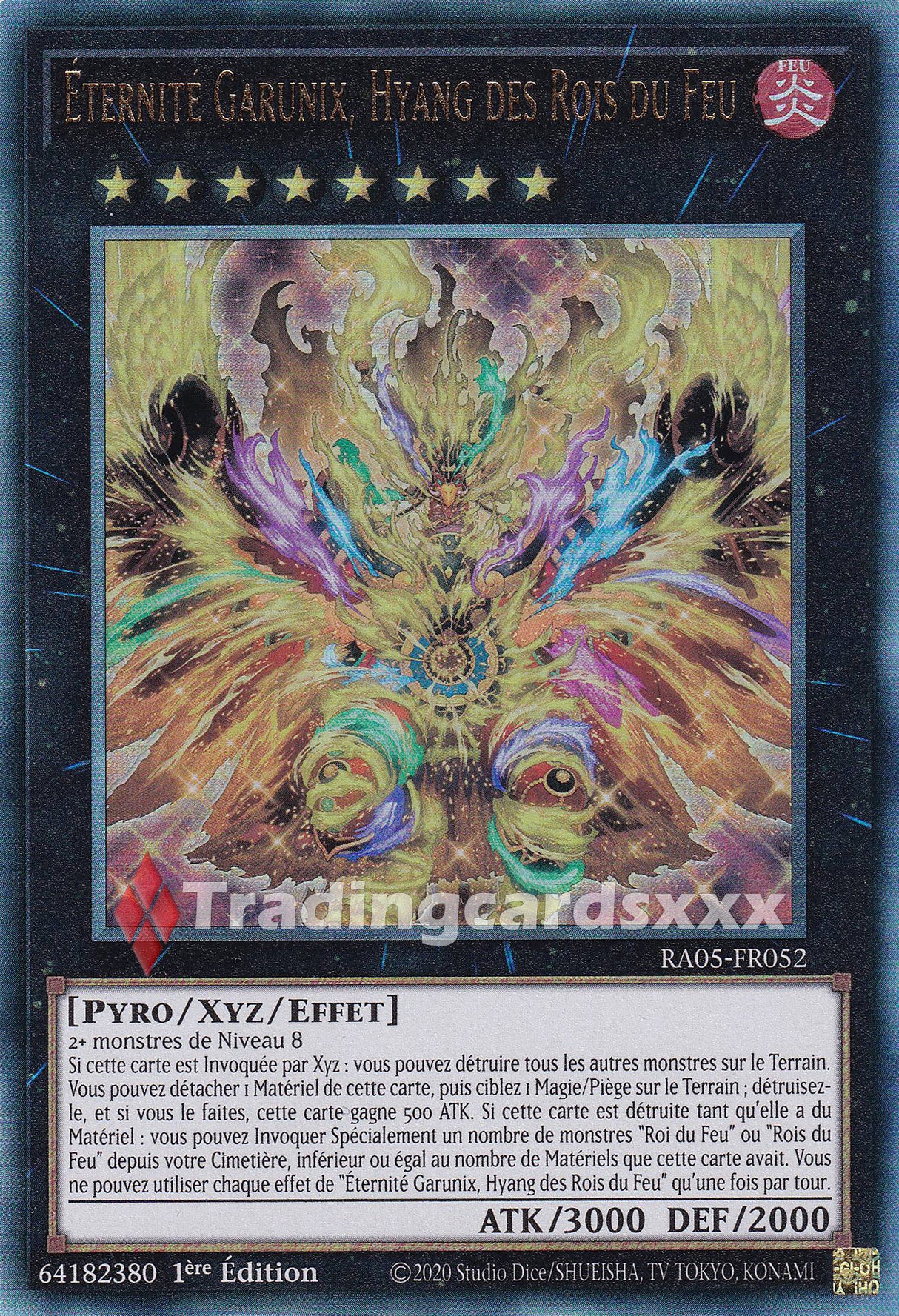 Yu-Gi-Oh! Éternité Garunix, Hyang des Rois du Feu : UL RA05-FR052