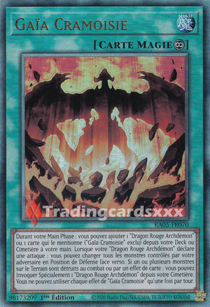 Yu-Gi-Oh! Gaïa Cramoisie : UL RA05-FR070