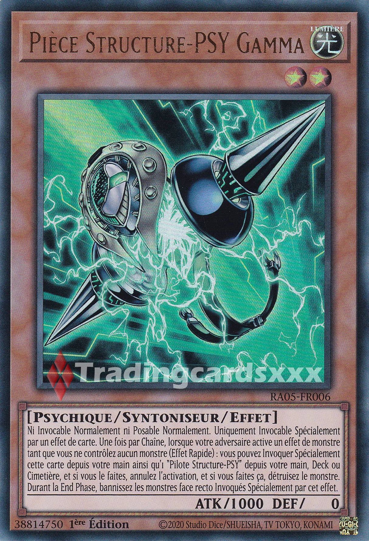 Yu-Gi-Oh! Pièce Structure-PSY Gamma : UR RA05-FR006