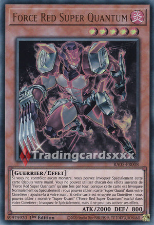 Yu-Gi-Oh! Force Red Super Quantum : UR RA05-FR008