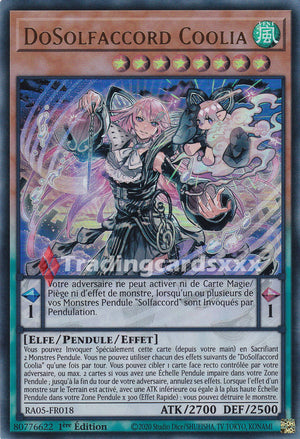 Yu-Gi-Oh! DoSolfaccord Coolia : UR RA05-FR018