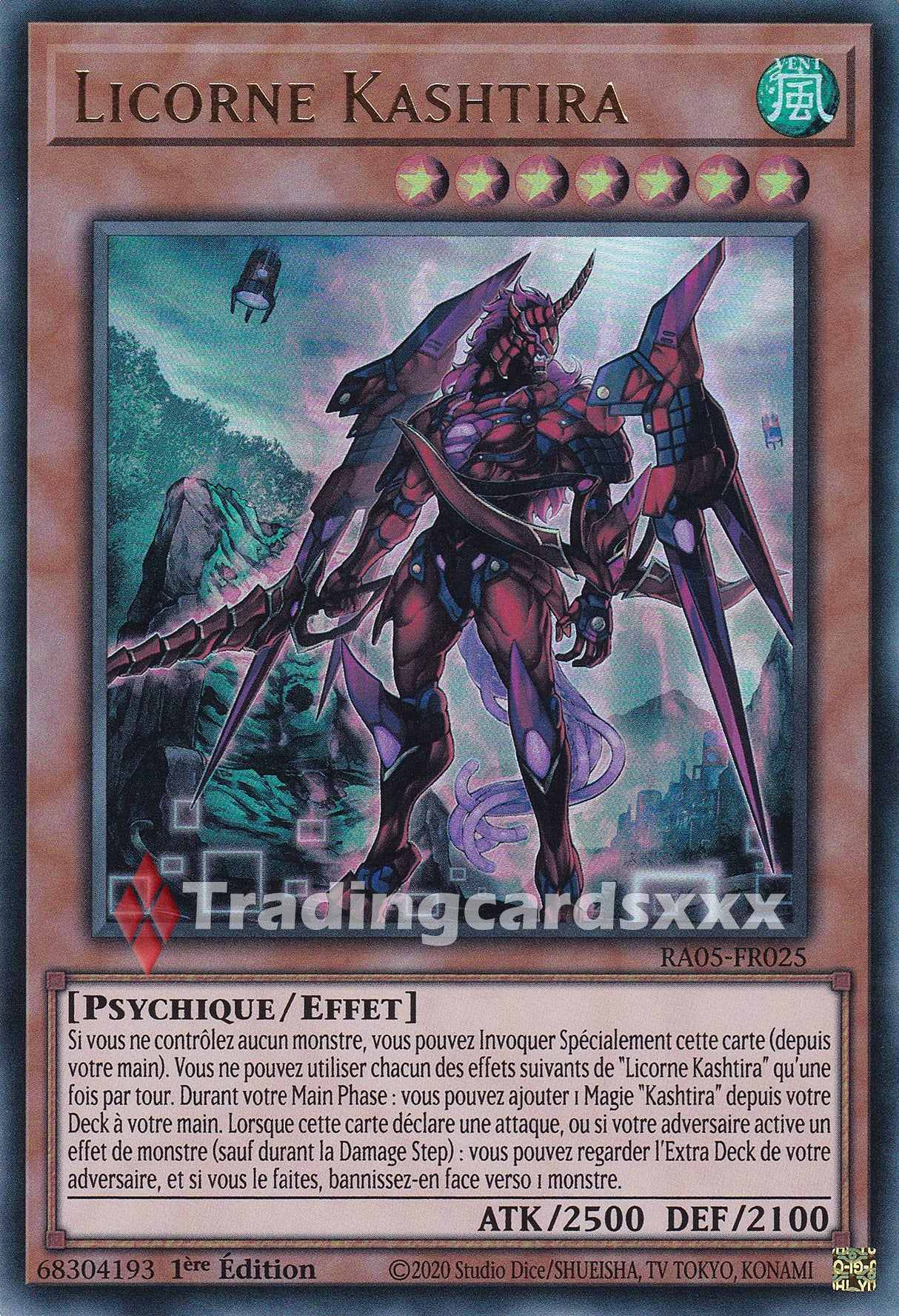 Yu-Gi-Oh! Licorne Kashtira : UR RA05-FR025