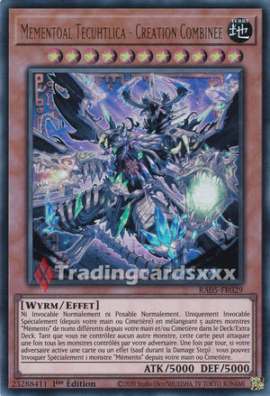 Yu-Gi-Oh! Mémentoal Tecuhtlica - Création Combinée : UR RA05-FR029
