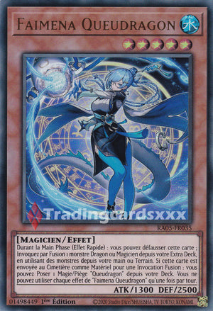 Yu-Gi-Oh! Faimena Queudragon : UR RA05-FR035