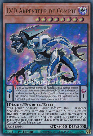 Yu-Gi-Oh! D/D Arpenteur de Compte : UR RA05-FR034