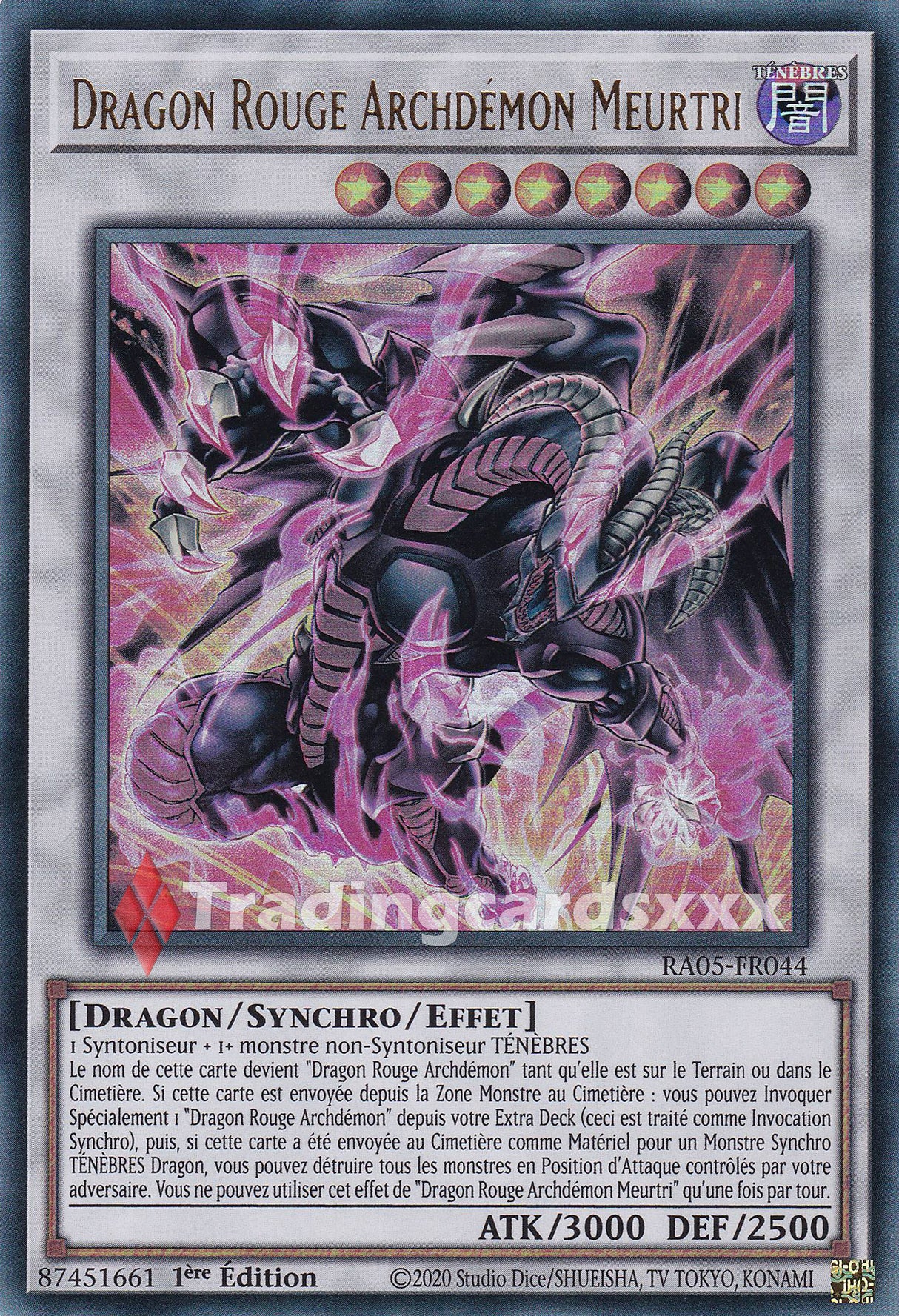 Yu-Gi-Oh! Dragon Rouge Archdémon Meurtri : UR RA05-FR044