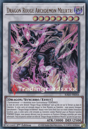 Yu-Gi-Oh! Dragon Rouge Archdémon Meurtri : UR RA05-FR044