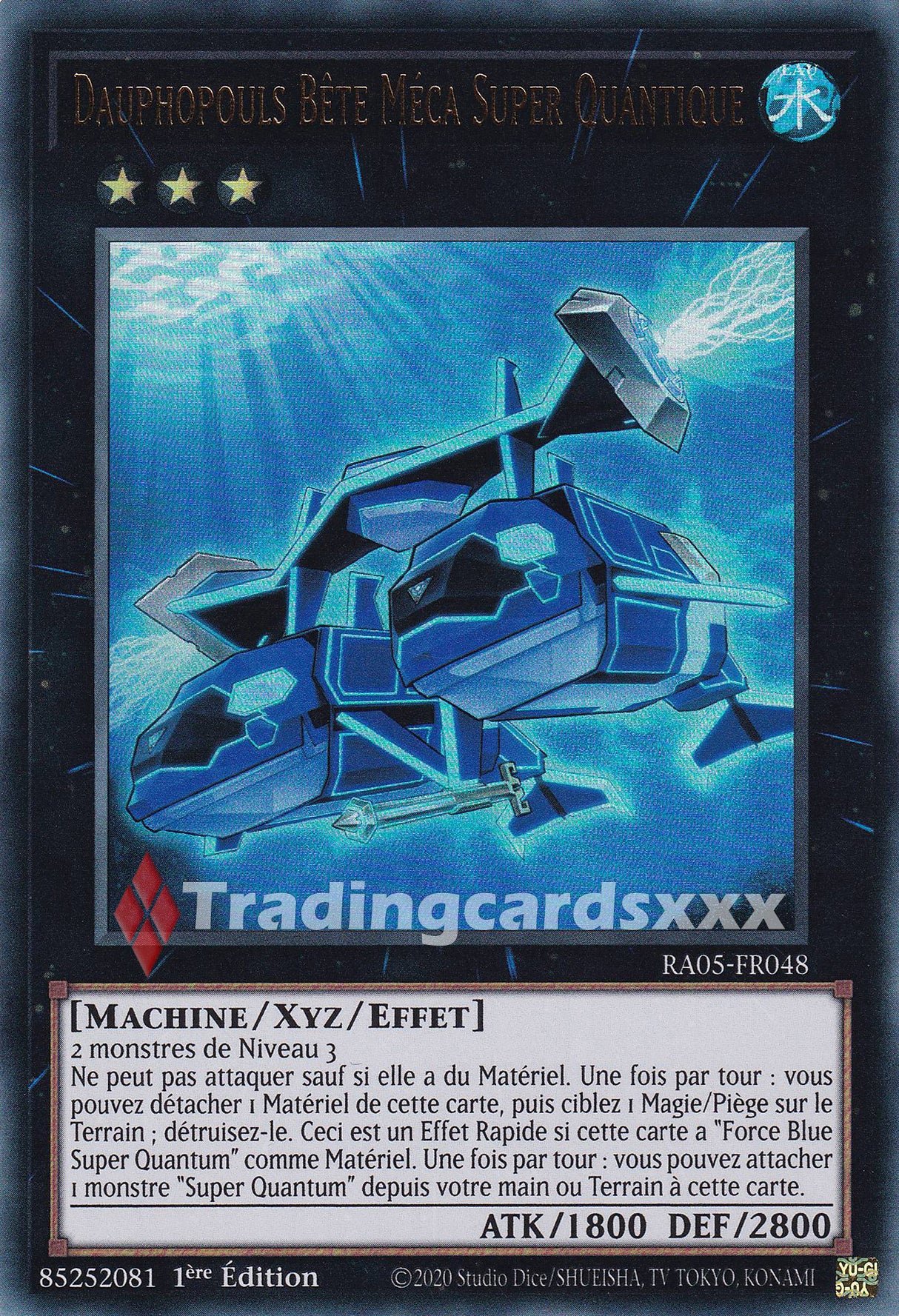 Yu-Gi-Oh! Dauphopouls Bête Méca Super Quantique : UR RA05-FR048