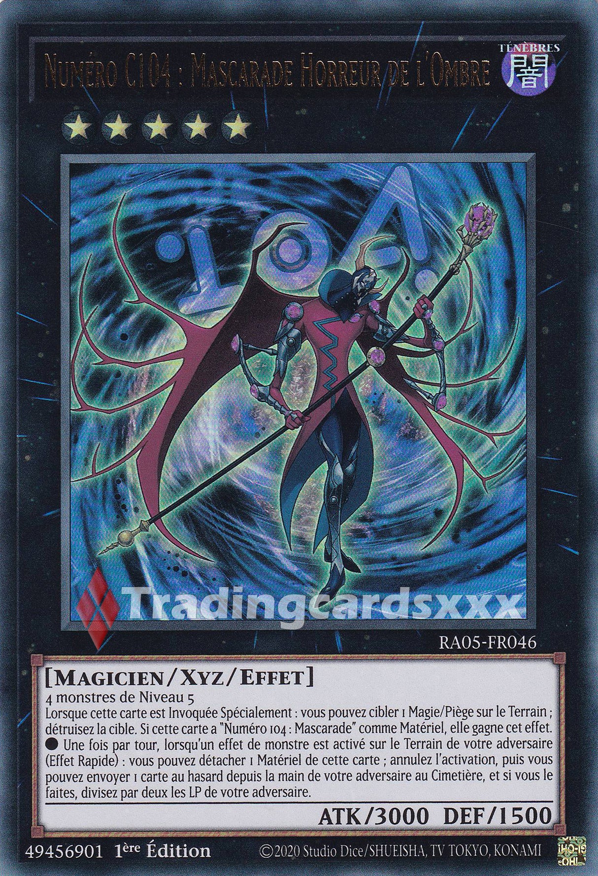 Yu-Gi-Oh! Numéro C104 : Mascarade Horreur de l'Ombre : UR RA05-FR046
