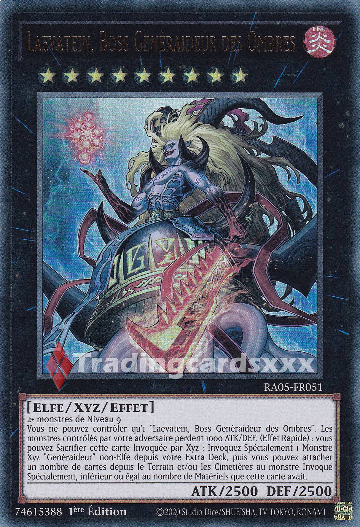 Yu-Gi-Oh! Laevatein, Boss Genèraideur des Ombres : UR RA05-FR051