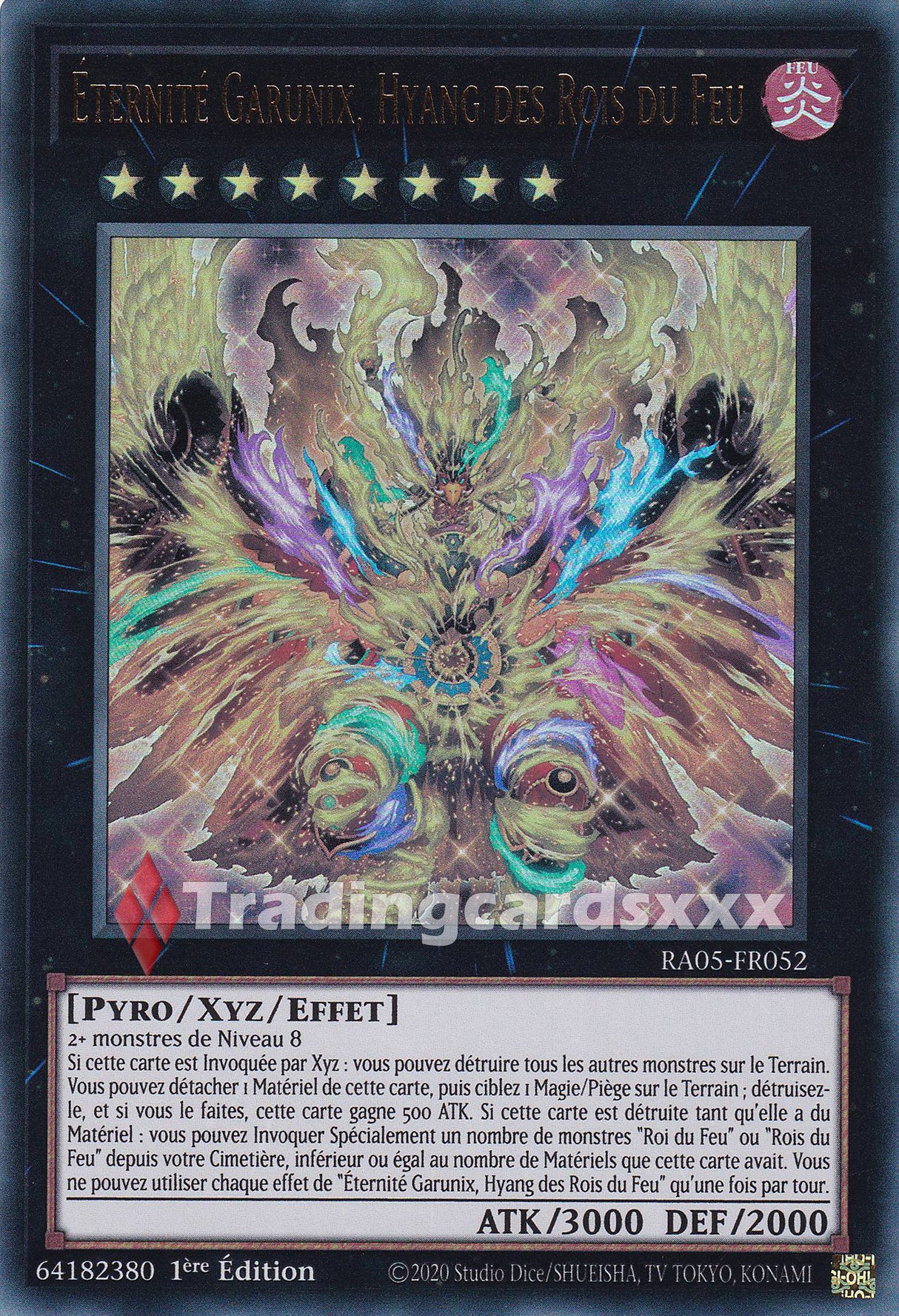 Yu-Gi-Oh! Éternité Garunix, Hyang des Rois du Feu : UR RA05-FR052