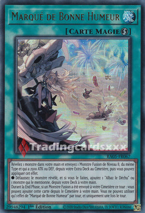 Yu-Gi-Oh! Marqué de Bonne Humeur : UR RA05-FR067