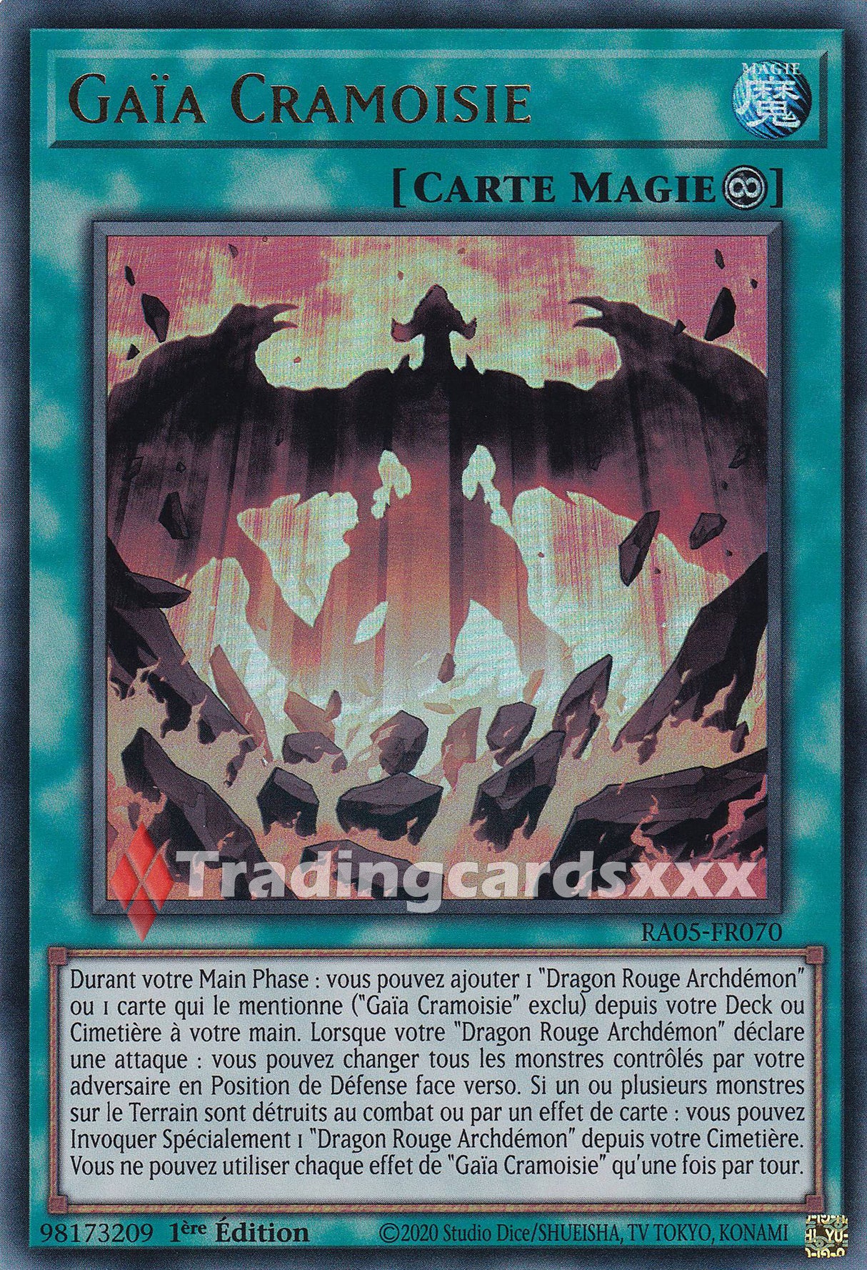 Yu-Gi-Oh! Gaïa Cramoisie : UR RA05-FR070