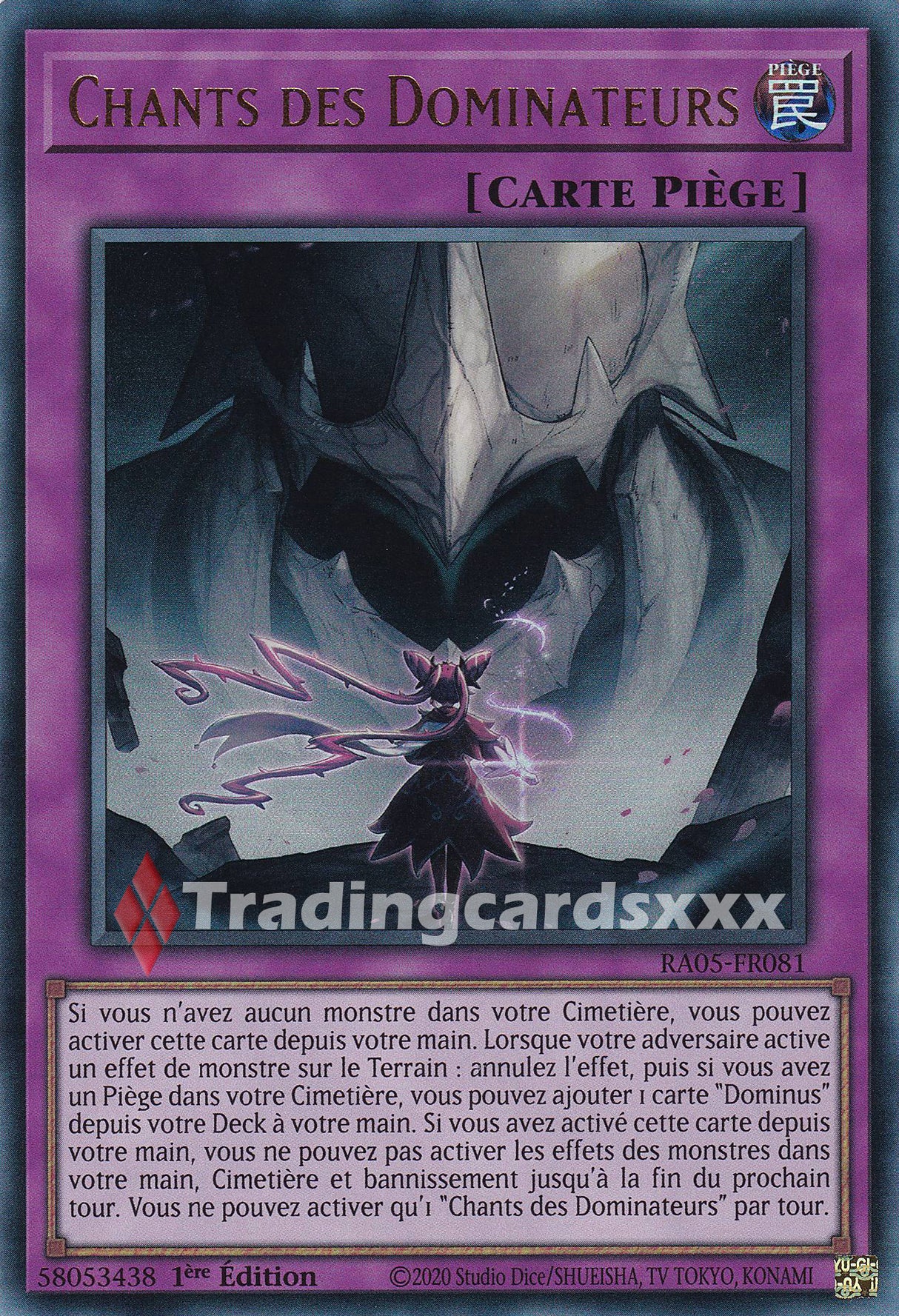 Yu-Gi-Oh! Chants des Dominateurs : UR RA05-FR081