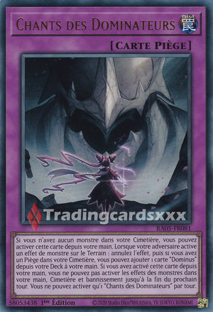 Yu-Gi-Oh! Chants des Dominateurs : UR RA05-FR081