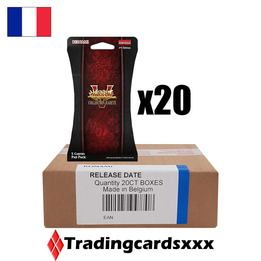 Yu-Gi-Oh! Carton de 20 boosters sous blister : Collection Rareté 5