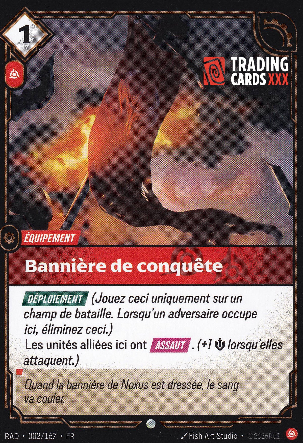 Riftbound - Bannière de conquête : C RAD-002/167 FR