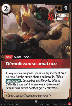 Riftbound - Démolisseuse amatrice : C RAD-001/167 FR