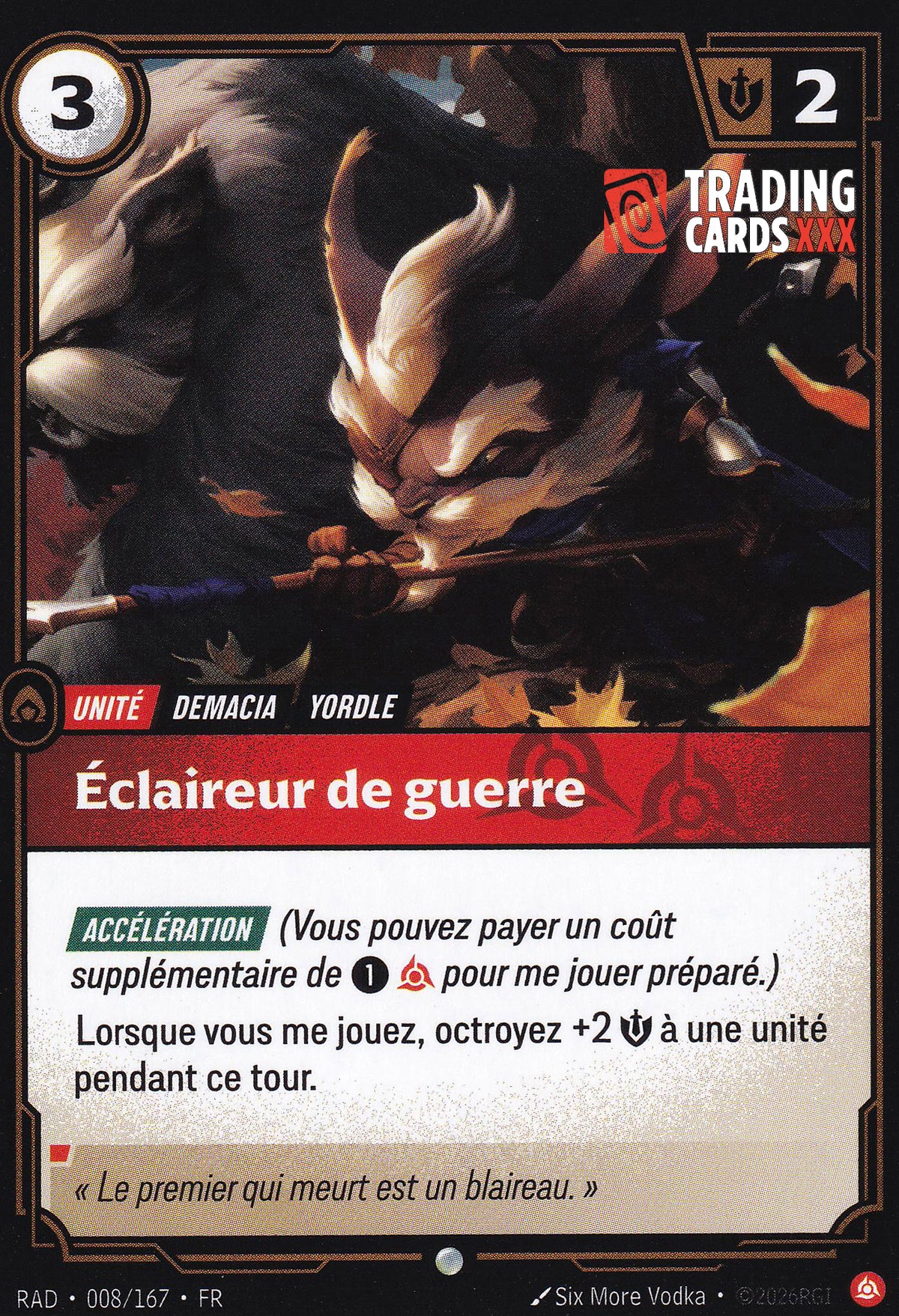 Riftbound - Éclaireur de guerre : C RAD-008/167 FR