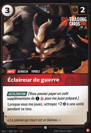 Riftbound - Éclaireur de guerre : C RAD-008/167 FR