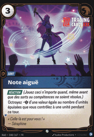 Riftbound - Note aiguë : C RAD-048/167 FR