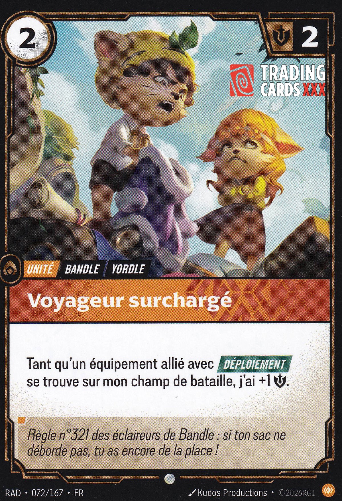 Riftbound - Voyageur surchargé : C RAD-072/167 FR