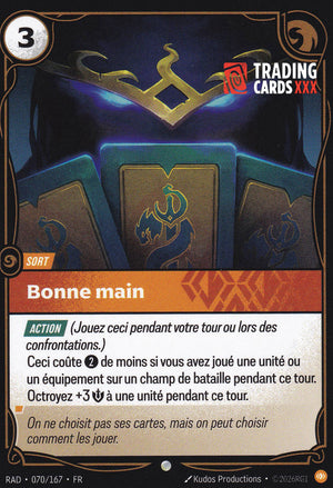 Riftbound - Bonne main : C RAD-070/167 FR