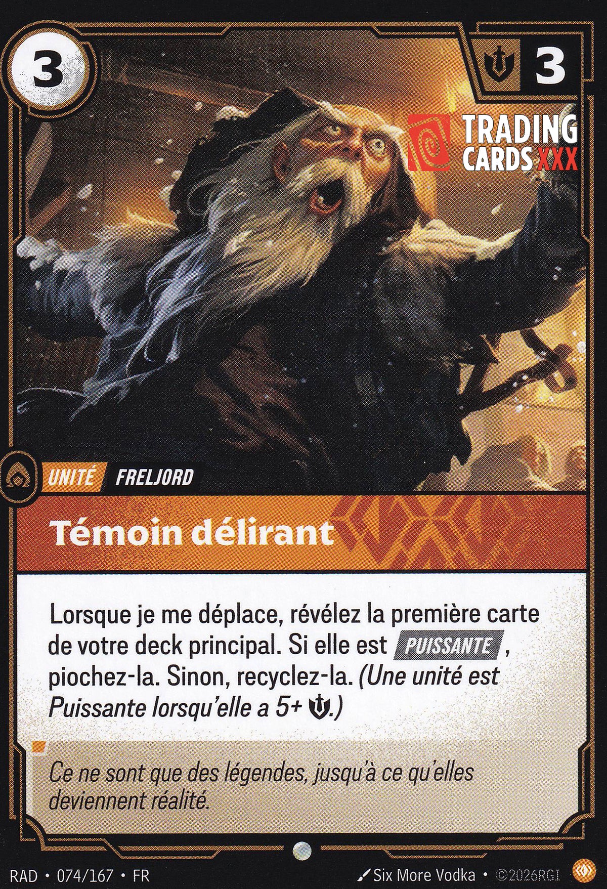 Riftbound - Témoin délirant : C RAD-074/167 FR