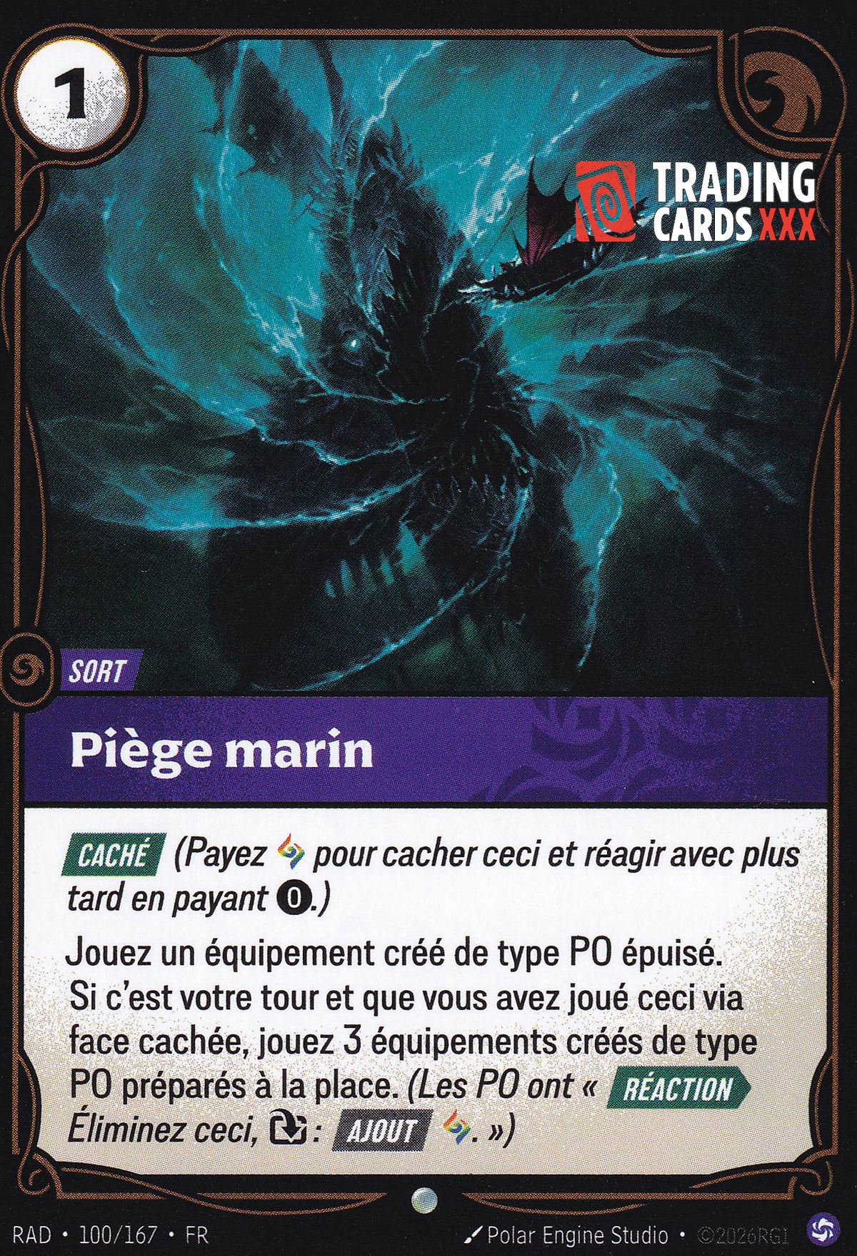 Riftbound - Piège marin : C RAD-100/167 FR