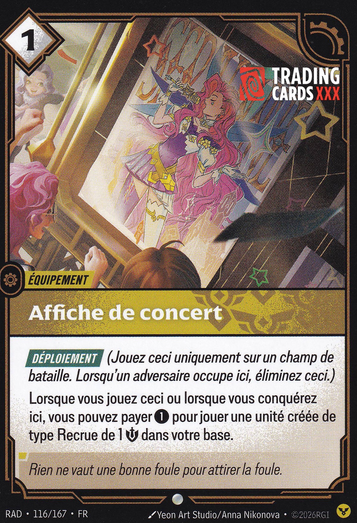 Riftbound - Affiche de concert : C RAD-116/167 FR
