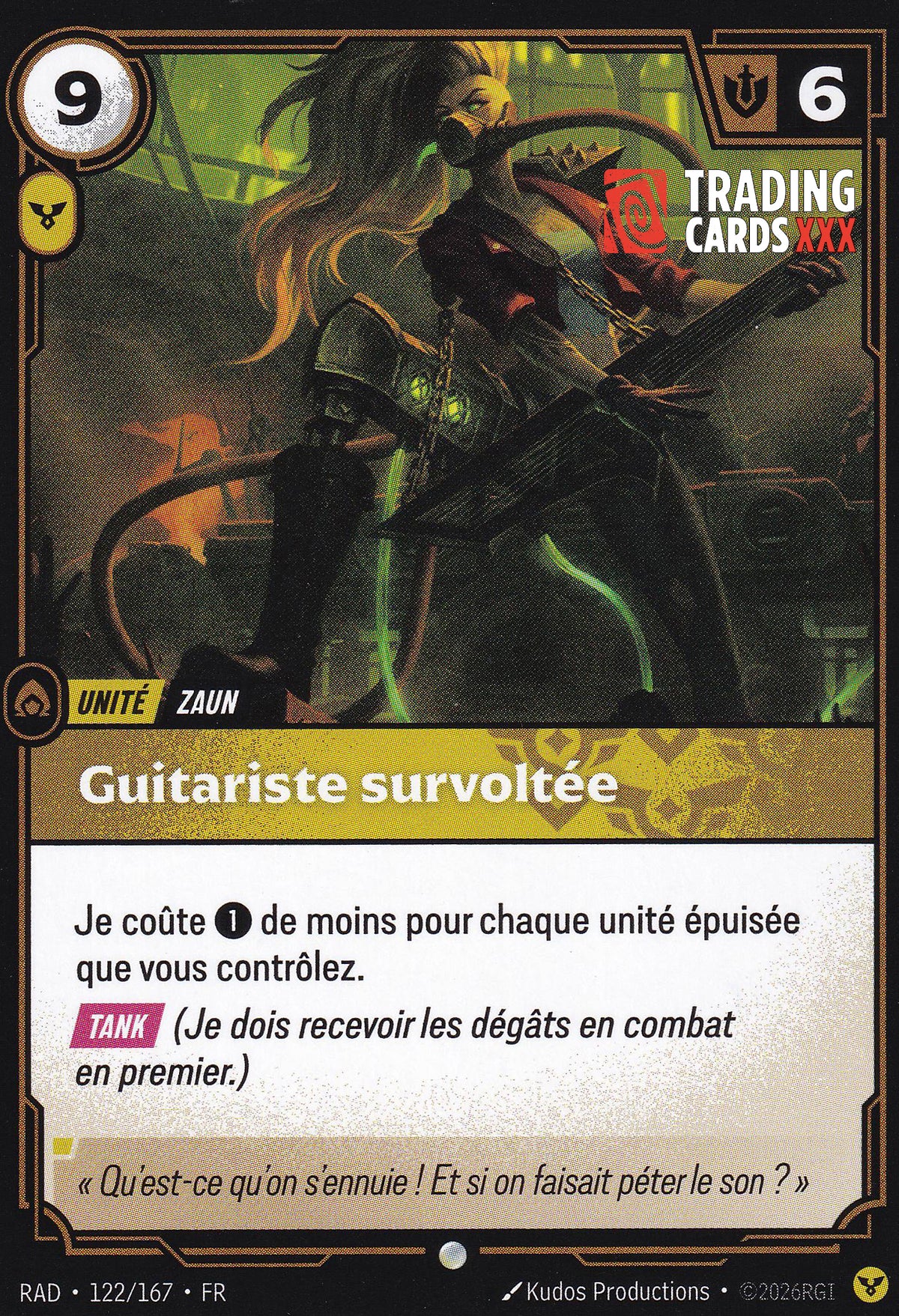 Riftbound - Guitariste survoltée : C RAD-122/167 FR
