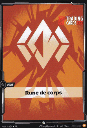 Riftbound - Rune de corps : C RAD-R04 FR