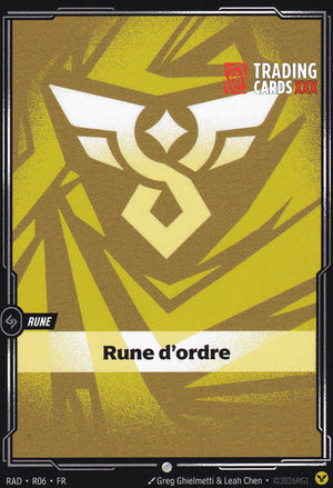 Riftbound - Rune d'ordre : C RAD-R06 FR