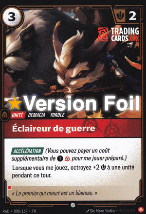 Riftbound - Éclaireur de guerre : Foil C RAD-008/167 FR