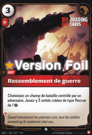 Riftbound - Rassemblement de guerre : Foil C RAD-007/167 FR