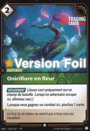 Riftbound - Oniriflore en fleur : Foil C RAD-024/167 FR